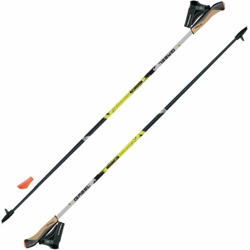 Bâtons de Nordic Walking Gabel S-3.0 Active Black/Lime 105 cm