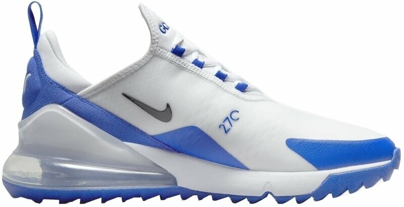 Nike Air Max 270 G Golf Shoes White/Black/Racer Blue/Pure Platinum 38