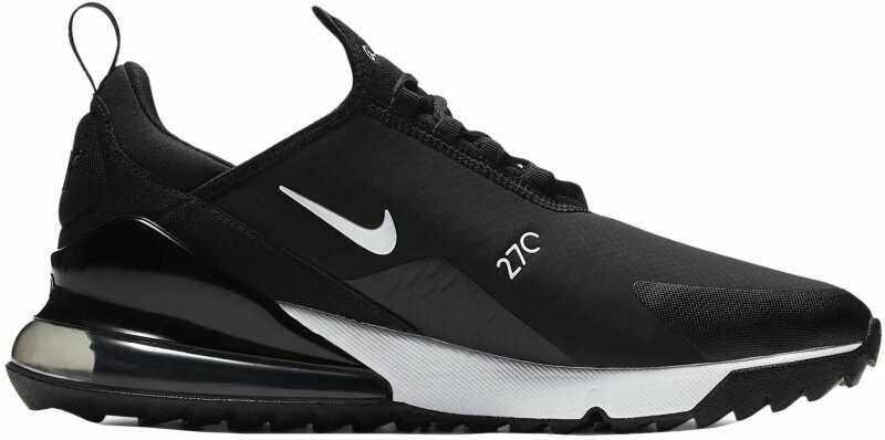 Nike Air Max 270 G Golf Shoes Black/White/Hot Punch 47