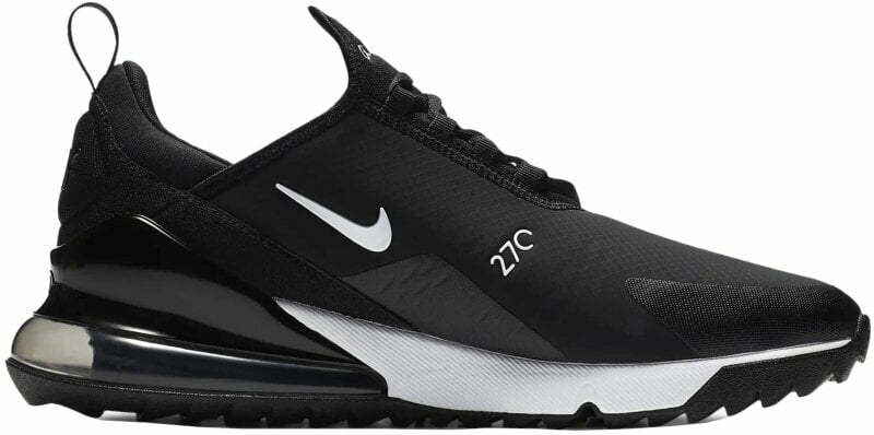 Calçado de golfe para mulher Nike Air Max 270 G Golf Shoes Black/White/Hot Punch 36