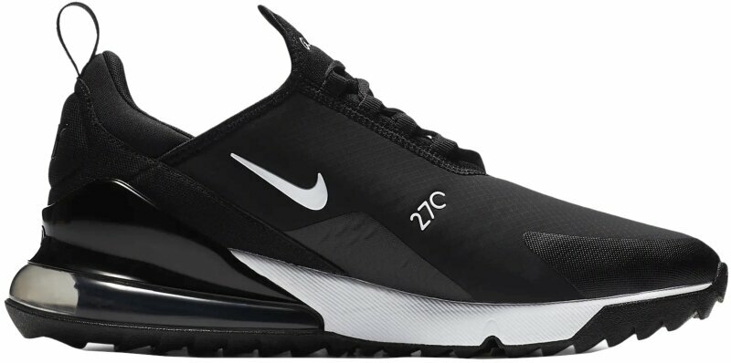 Chaussures de golf pour femmes Nike Air Max 270 G Golf Shoes Black/White/Hot Punch 35