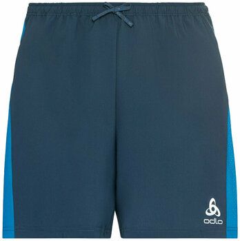 Running shorts Odlo The Essential 6 inch Running Shorts Blue Wing Teal/Indigo Bunting 2XL Running shorts - 1
