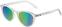 Occhiali lifestyle Dirty Dog Rile 53495 Crystal Clear/Grey/Green Fusion Mirror Polarized Occhiali lifestyle