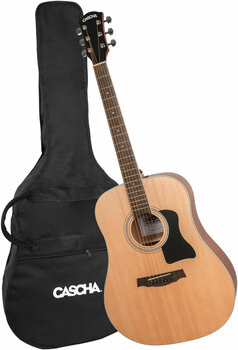 Dreadnought Guitar Cascha CGA 200 Natural - 1