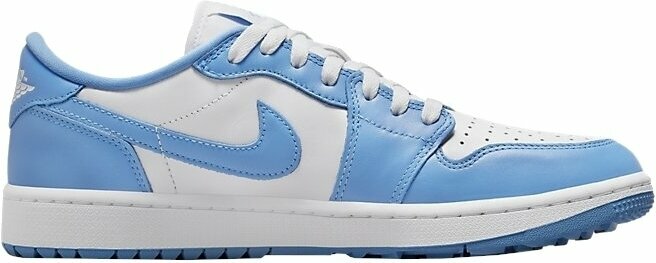 Herren Golfschuhe Nike Air Jordan 1 Low G Mens Golf Shoes White/University Blue 40,5