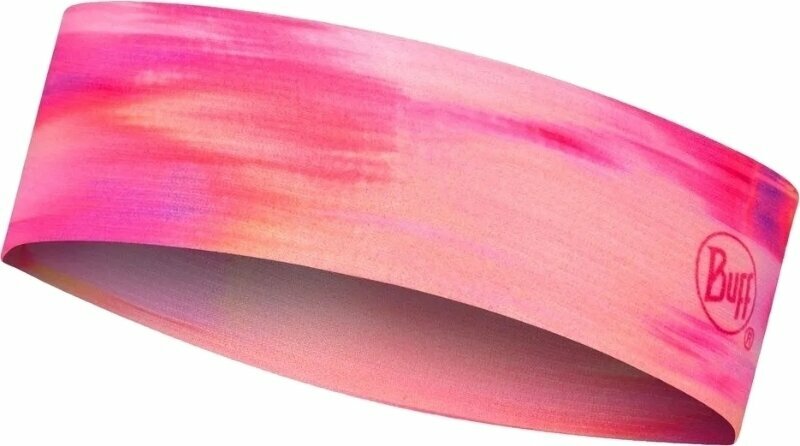 Løbe pandebånd Buff CoolNet UV+ Headband Sish Pink Fluor UNI Løbe pandebånd