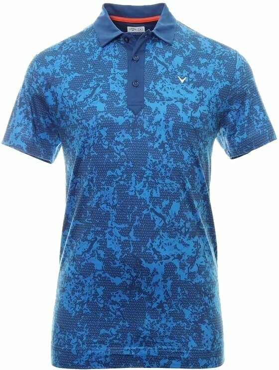Polo trøje Callaway Mens All Over Abstract Camo Printed Polo Limoges S