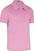 Риза за поло Callaway Youth Micro Hex Swing Tech Polo Pink Sunset L