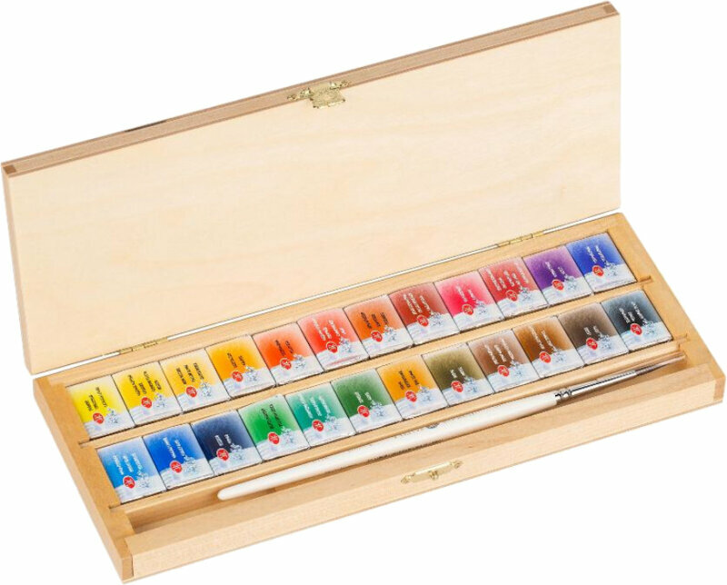 Culoare acuarelă Nevskaya Palitra White Nights Pans Set de vopsele acuarela 24 buc.