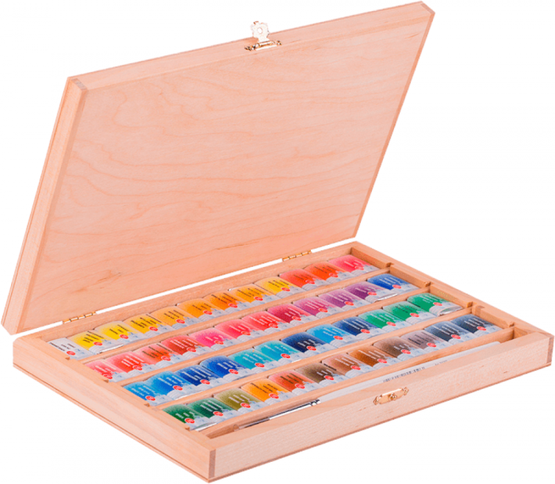 Akvarel boja Nevskaya Palitra White Nights Pans Сет акварел боја 48 pcs