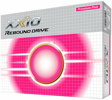 Golfová loptička XXIO Rebound Drive Golf Balls Premium Pink - 1