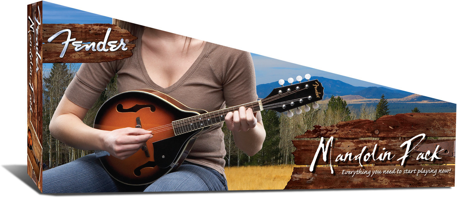 Мандолина Fender FM-100 Mandolin Pack Sunburst