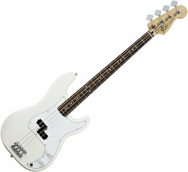 4-strängad basgitarr Fender Standard Precision Bass RW Arctic White - 1