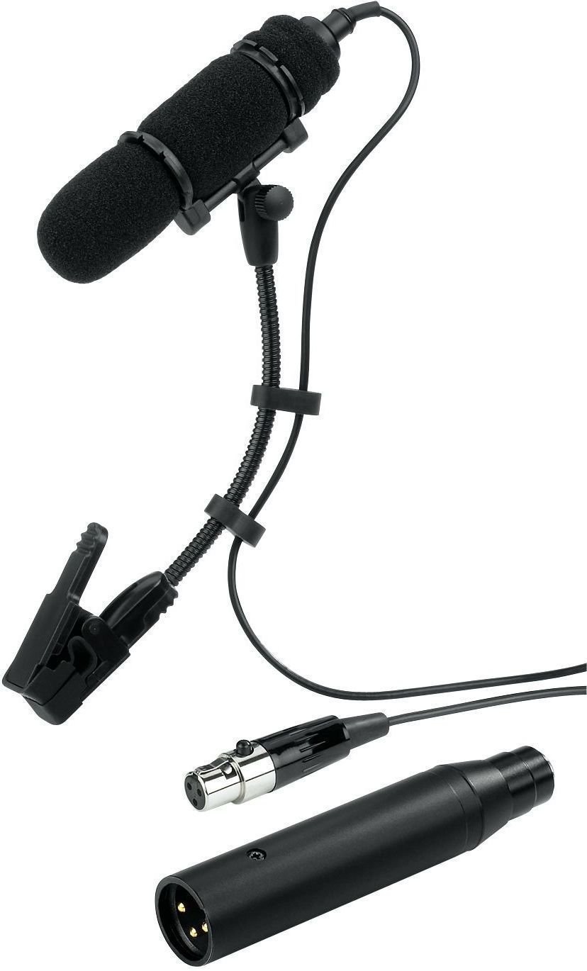 Microphone à condensateur pour instruments IMG Stage Line ECM-333W