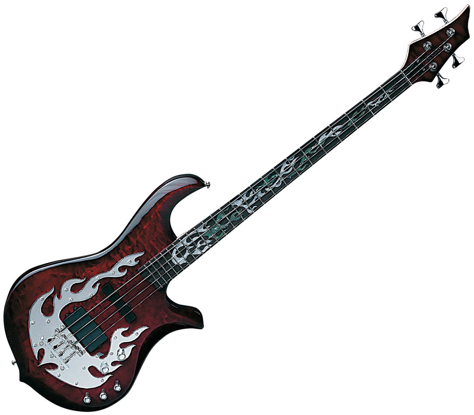 4-strengs bassgitar Traben Phoenix Blood Red