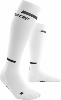 Hardloopsokken CEP WP300R Compression Tall Socks 4.0 White III Hardloopsokken - 1