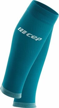 Calf covers for runners CEP WS409Y Compression Calf Sleeves Ultralight Petrol/Light Grey III Calf covers for runners - 1