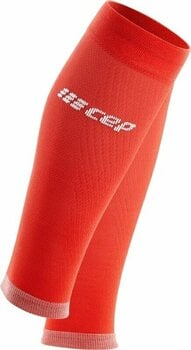 Calf covers for runners CEP WS50PY Compression Calf Sleeves Ultralight Lava/Light Grey V Calf covers for runners - 1