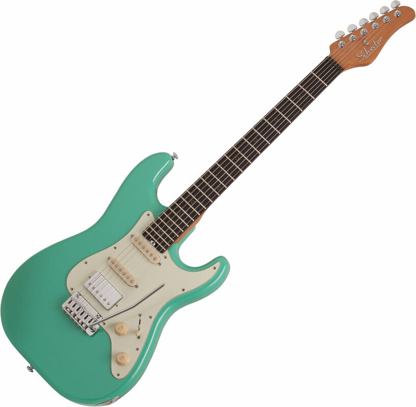 Electric guitar Schecter Nick Johnston Traditional HSS Atomic Green