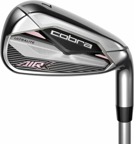 Kij golfowy - želazo Cobra Golf Air-X Iron Set Silver/Black 6PWSW Right Hand Lady