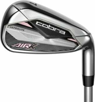 Kij golfowy - želazo Cobra Golf Air-X Iron Set Silver/Black 6PWSW Right Hand Lady - 1