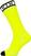 Kerékpáros zoknik Sealskinz Waterproof Warm Weather Mid Length Sock With Hydrostop Neon Yellow/Black/White M Kerékpáros zoknik