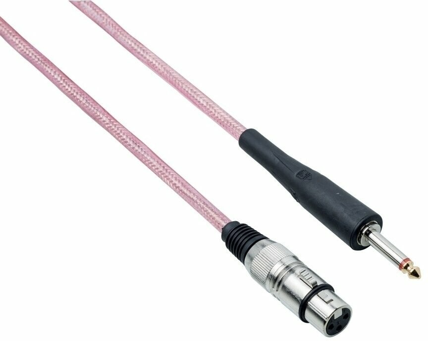 Cable de micrófono Bespeco LZMA450 Rosado 4,5 m