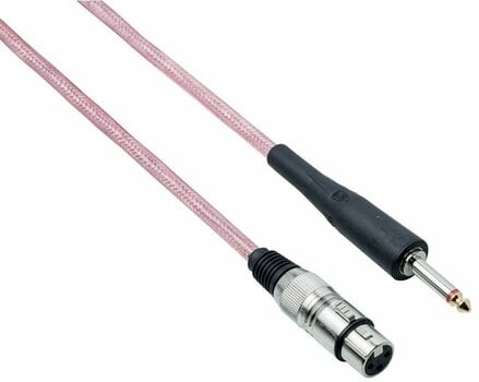 Mikrofónový kábel Bespeco LZMA450 Ružová 4,5 m - 1