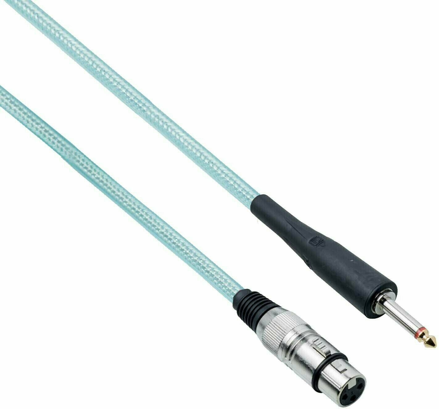 Cable de micrófono Bespeco LZMA450 Azul 4,5 m