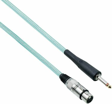 Microphone Cable Bespeco LZMA450 Blue 4,5 m - 1