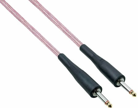 Kabel instrumentalny Bespeco LZ100 Różowy 1 m Prosty - Prosty - 1