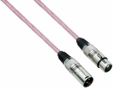 Kabel mikrofonowy Bespeco LZMB900 Różowy 9 m - 1