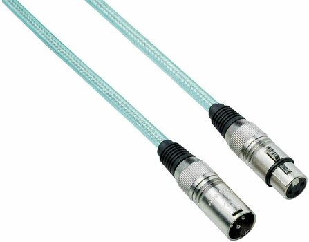 Cable de micrófono Bespeco LZMB600 Azul 6 m - 1