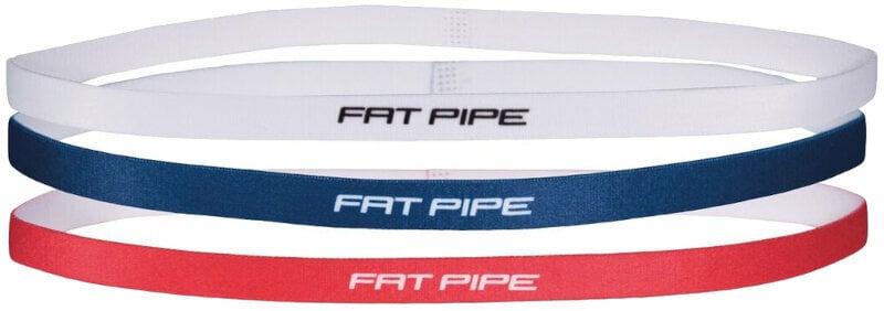 Florbalové doplnky Fat Pipe Winny Headband White/Blue/Red Florbalové doplnky