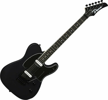 Guitare électrique Dean Guitars NashVegas Select Floyd Black Satin - 1