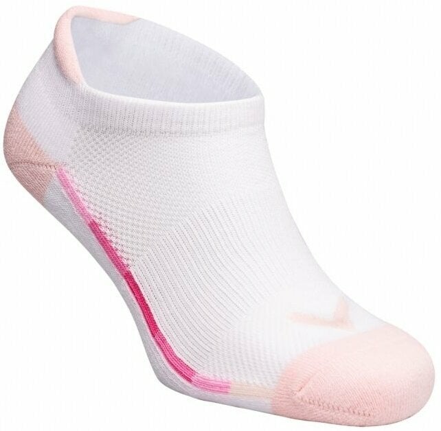 Socken Callaway Womens Sport Tab Low Socken White/Pink S