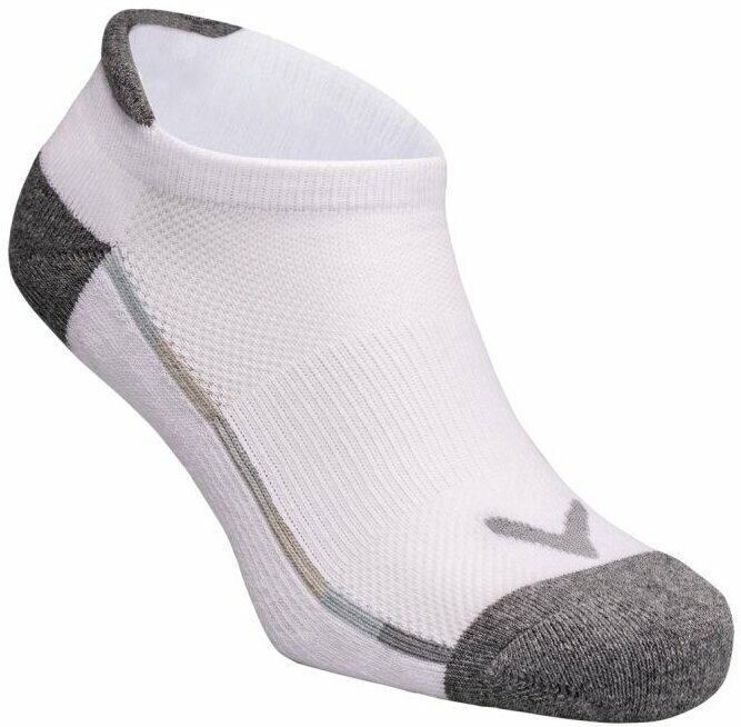 Chaussettes Callaway Womens Sport Tab Low Chaussettes White/Grey S