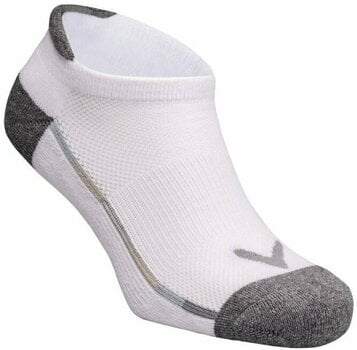 Chaussettes Callaway Womens Sport Tab Low Chaussettes White/Grey S - 1