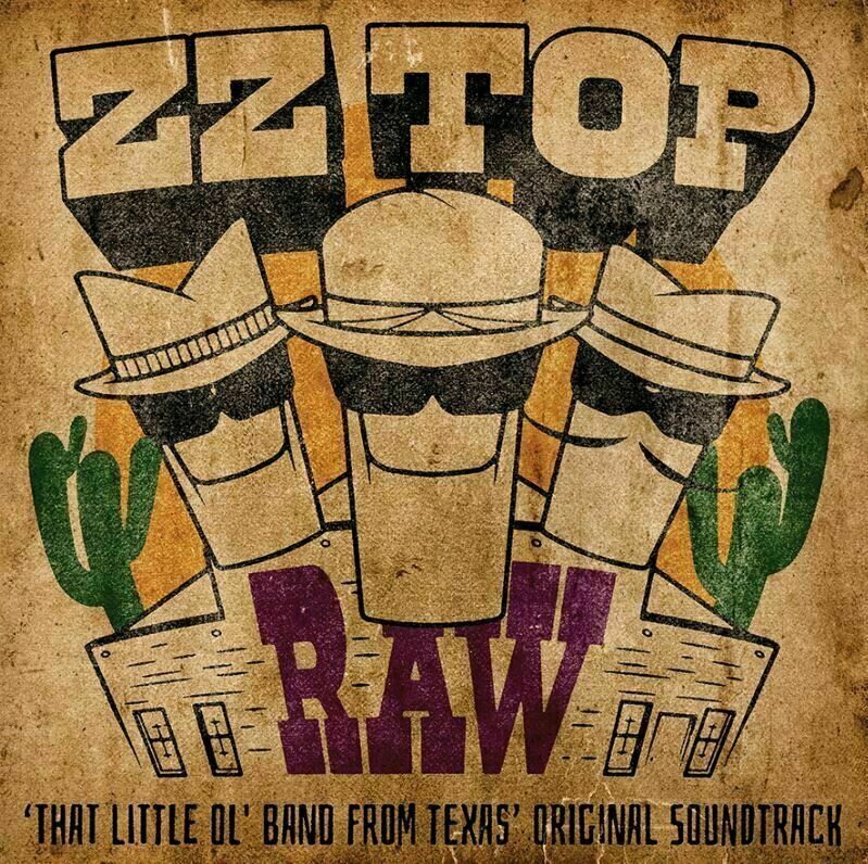 Δίσκος LP ZZ Top - Raw (‘That Little Ol' Band From Texas’ Original Soundtrack) (Tangerine Vinyl) (Indies) (LP)
