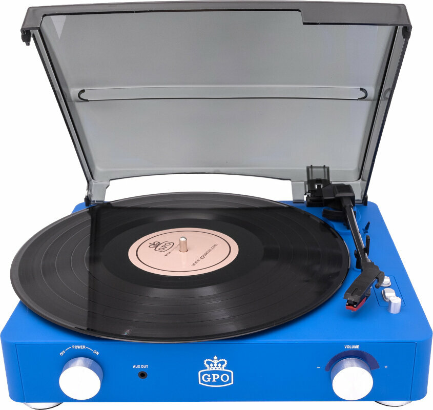Retro gramofon GPO Retro Stylo II Cobalt Blue