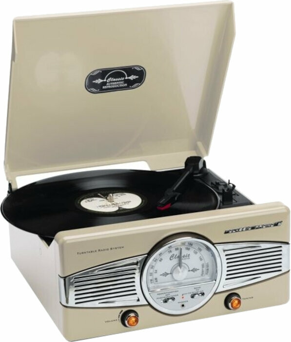 Retro gramofon Lenco TT-28 C Cream Retro gramofon