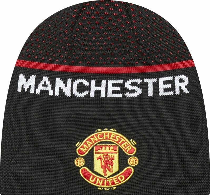 Pipo Manchester United FC Engineered Skull Beanie Black/Red UNI Pipo