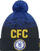 Czapka Chelsea FC Marl Wordmark Beanie Navy/Blue UNI Czapka