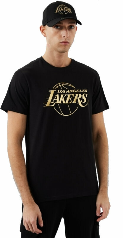 Мерч > Cпортни Мерч > Тениски Los Angeles Lakers Тениска NBA Foil T-shirt Black/Gold L