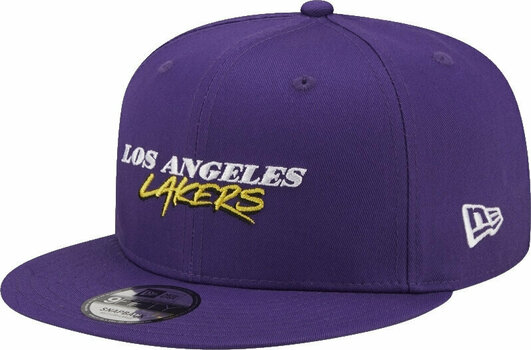 Czapka z daszkiem Los Angeles Lakers 9Fifty NBA Script Team Purple S/M Czapka z daszkiem - 1