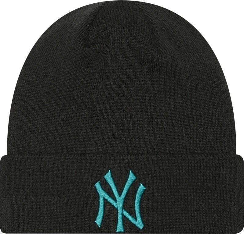 Căciulă New York Yankees MLB League Essential Cuff Beanie Black/Light Blue UNI Căciulă