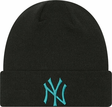 Beanie New York Yankees MLB League Essential Cuff Beanie Black/Light Blue UNI Beanie - 1