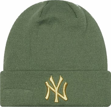 Cappello invernale New York Yankees MLB Women's Metallic Logo Beanie Green UNI Cappello invernale - 1