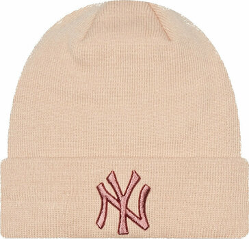 Bonnet d'hiver New York Yankees MLB Women's Metallic Logo Beanie Peach UNI Bonnet d'hiver - 1