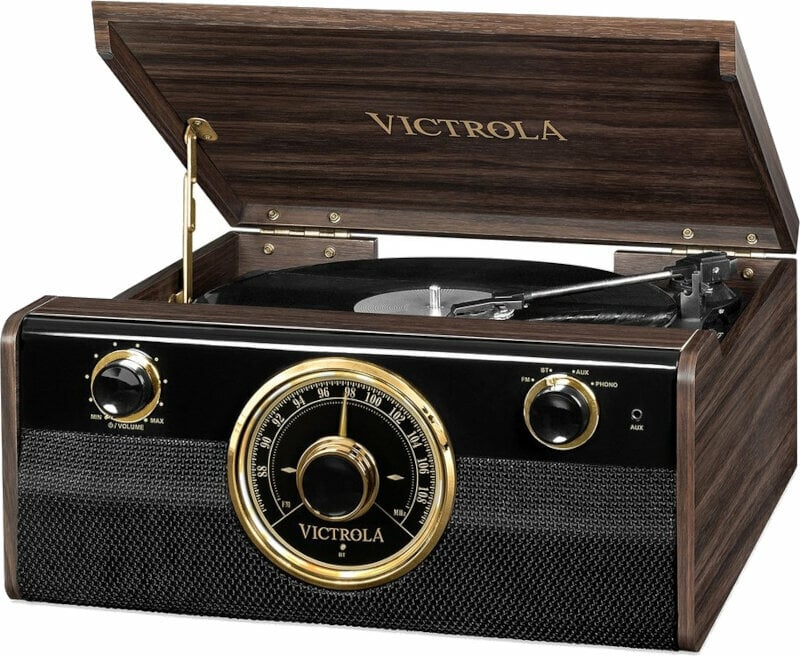 Retro lemezjátszó Victrola VTA 240B ESP Barna